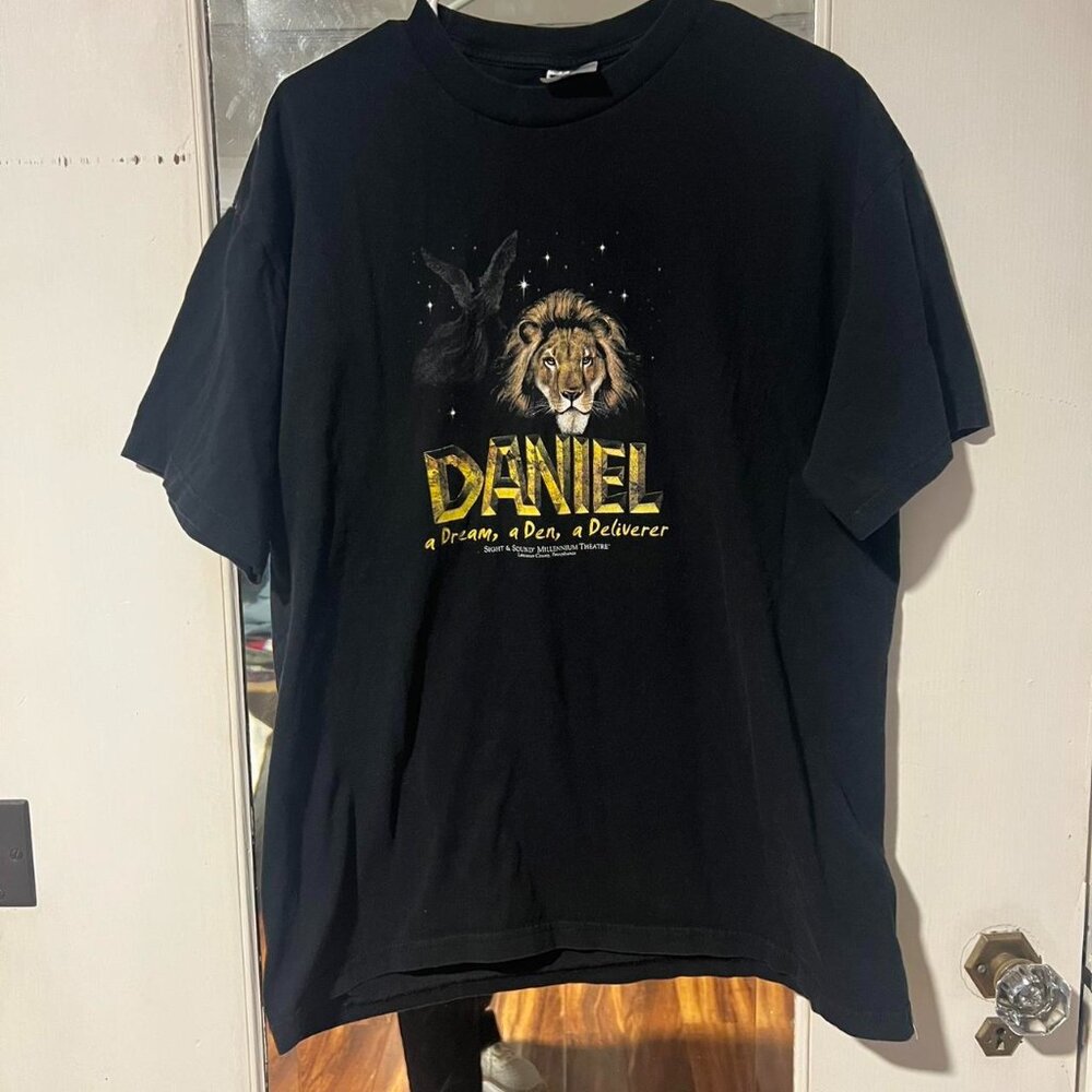 Vintage Black Daniel Lion Tee